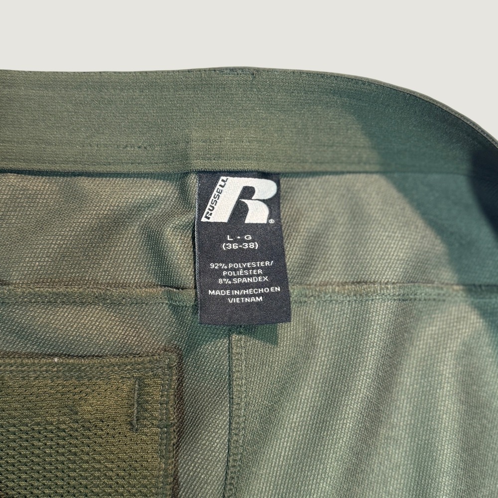 Russell Olive Green Stretch Tech Travel Hiking Pants Men's 36-38 - Picture 3 of 6